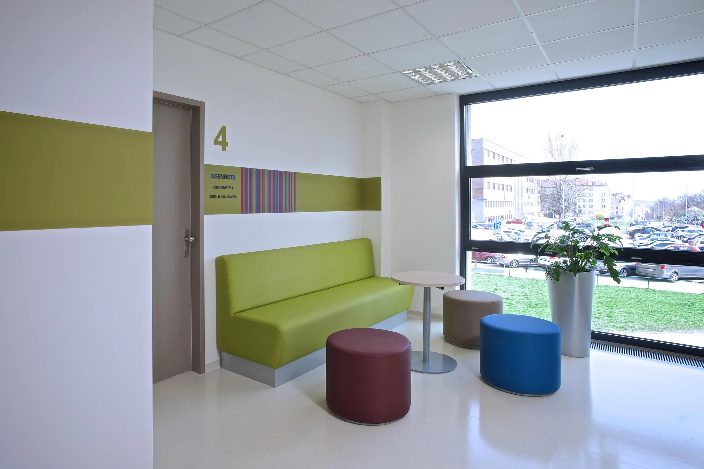 Interiér kliniky GENNET Praha